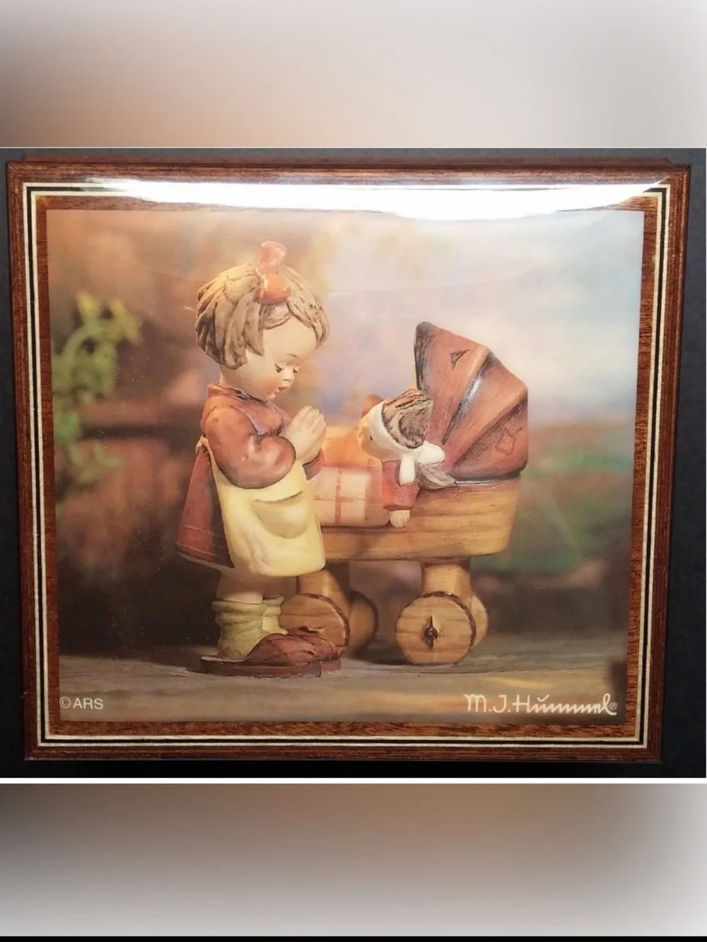 Vintage M.J. Hummel Bucherer RODI Reuge Swiss Music Jewelry Box Mozart